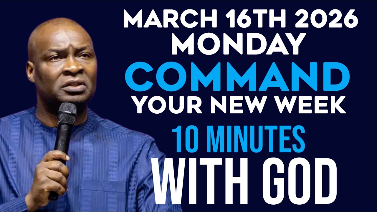[Monday 16th March, 2026] Morning Prayer Before You Start Your New Week|Apostle Joshua Selman