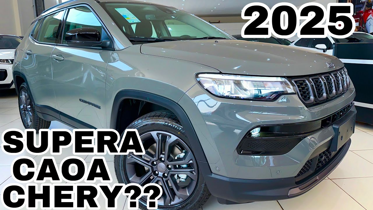 NOVO JEEP COMPASS 2025 LONGITUDE COM PACOTE NIGHT EAGLE | CONSEGUE BATER DE FRENTE COMA CAOA CHERY??