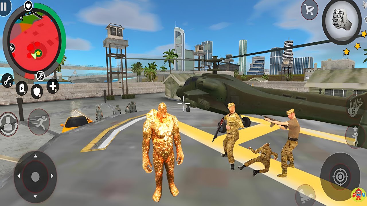 Lava Stone Giant by Naxeex Military Helicopter #42 - Android Gameplay HD