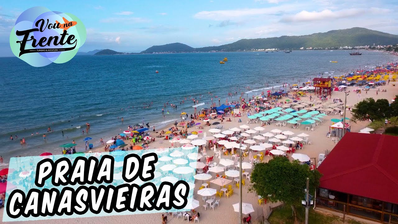 CONHEÇA A BADALADA PRAIA DE CANASVIEIRAS EM FLORIANÓPOLIS - SC