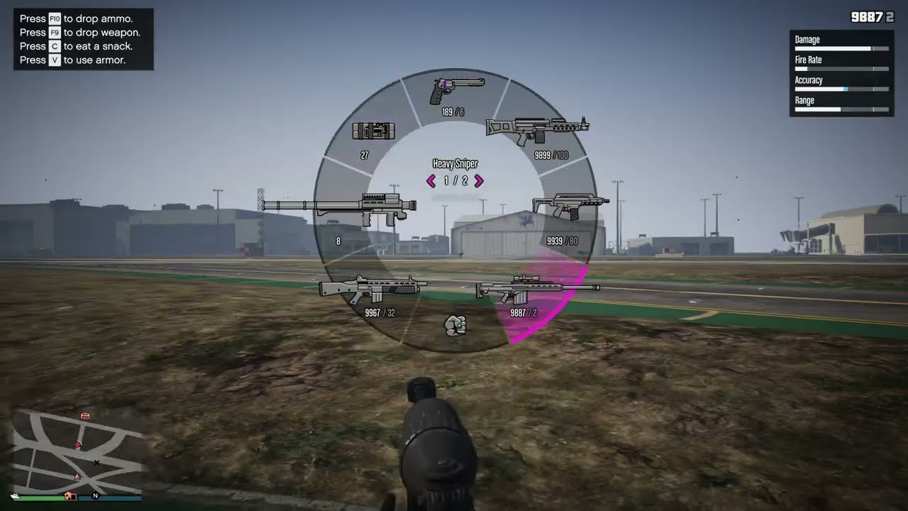 Grand Theft Auto V Online Barátságos 1v1 A Reptéren 283.Rész