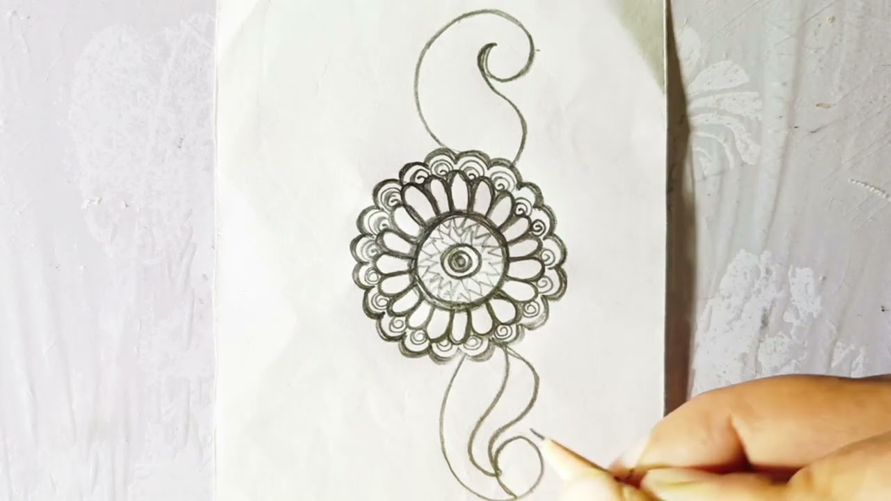 Beautiful peacock mehndi design /pencil mehndi art/mehndi ka design/