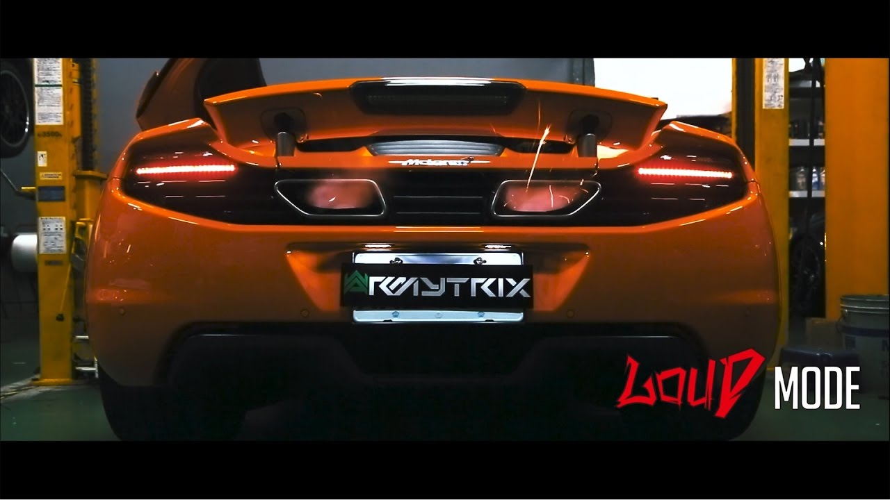 McLaren MP4-12C w/ Armytrix Titanium Valvetronic Exhaust - Revs