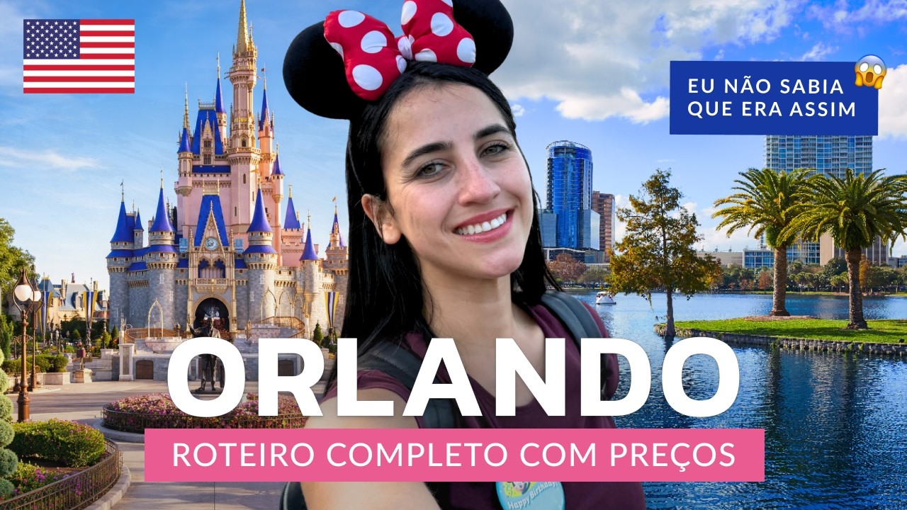 ORLANDO 2026: MELHOR ROTEIRO COM PREÇOS | O QUE FAZER | PARQUES, LUGARES DIFERENTES, NASA e COMPRAS