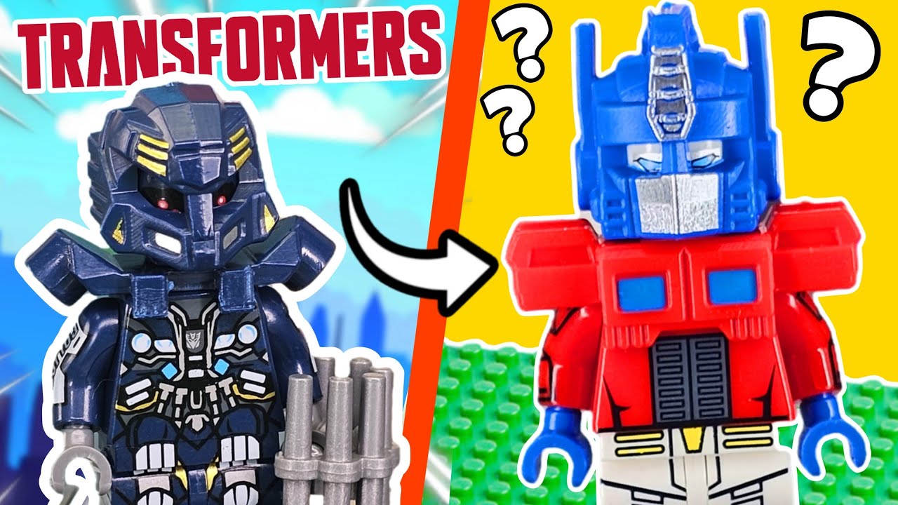 Unboxing TRANSFORMER LEGO Minifigures...