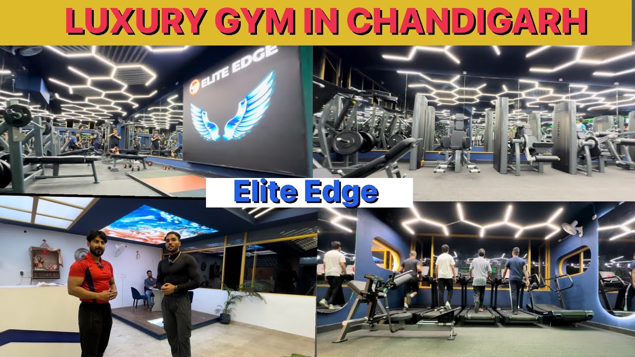 LUXURY GYM IN CHANDIGARH ( ELITE EDGE GYM - SEC 32 ) #luxury #gym #chandigarh