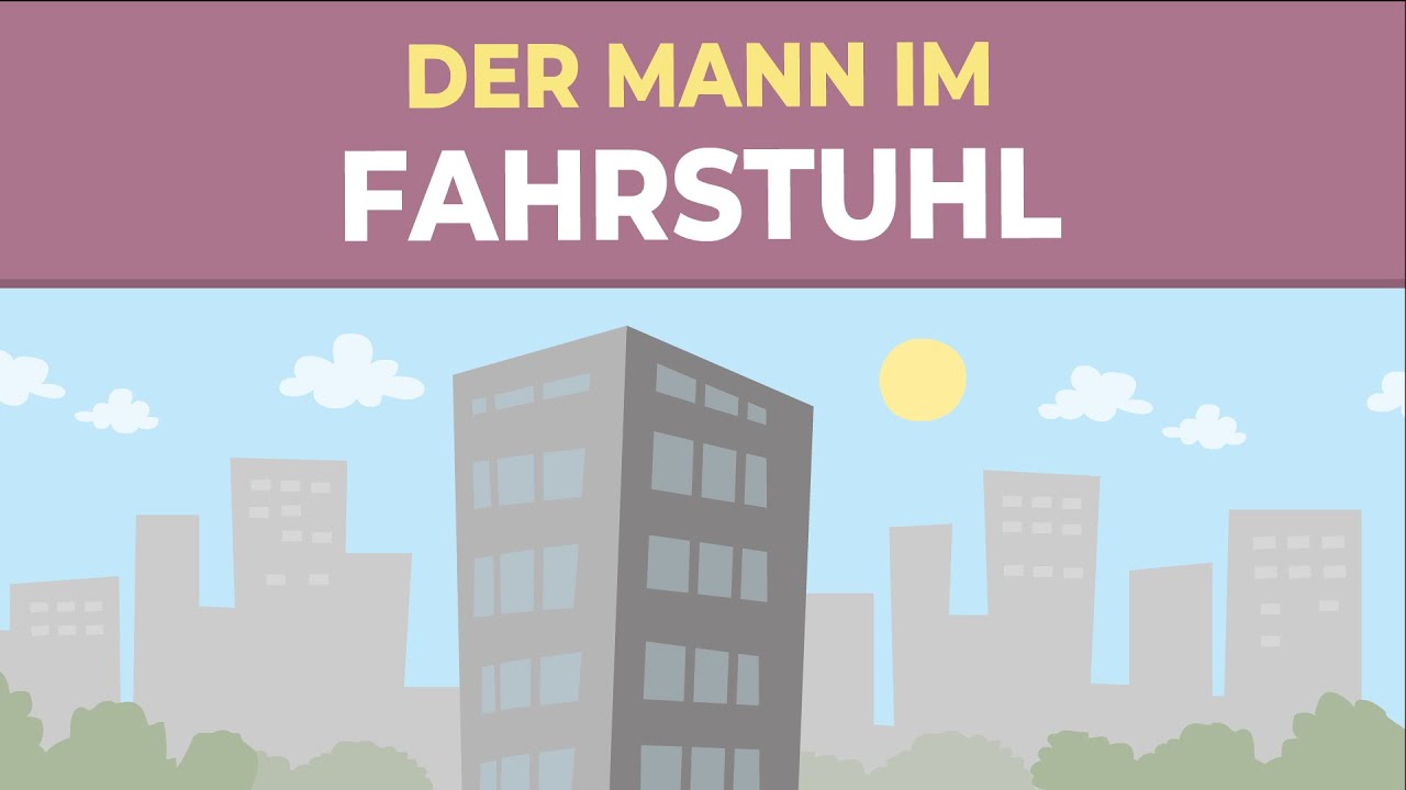 Der Mann im Fahrstuhl. Kannst du das Rätsel lösen?