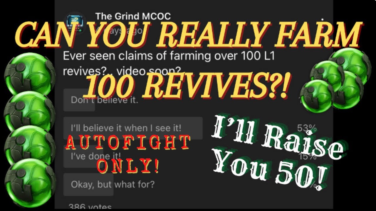 Can You Auto-Fight OVER 100 Revives in Just 2 Weeks?! Community Poll Answered!