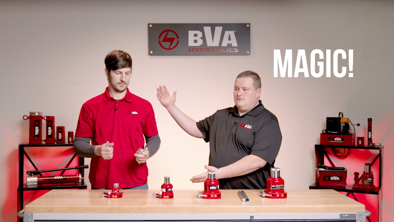 Get Lifted with BVA Mini Bottle Jacks