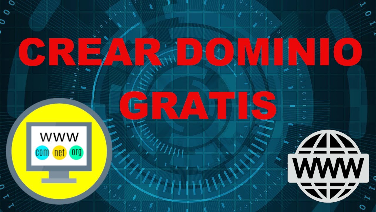 Crear dominio gratis, crea tu nombre de sitio web sin costo alguno freenom