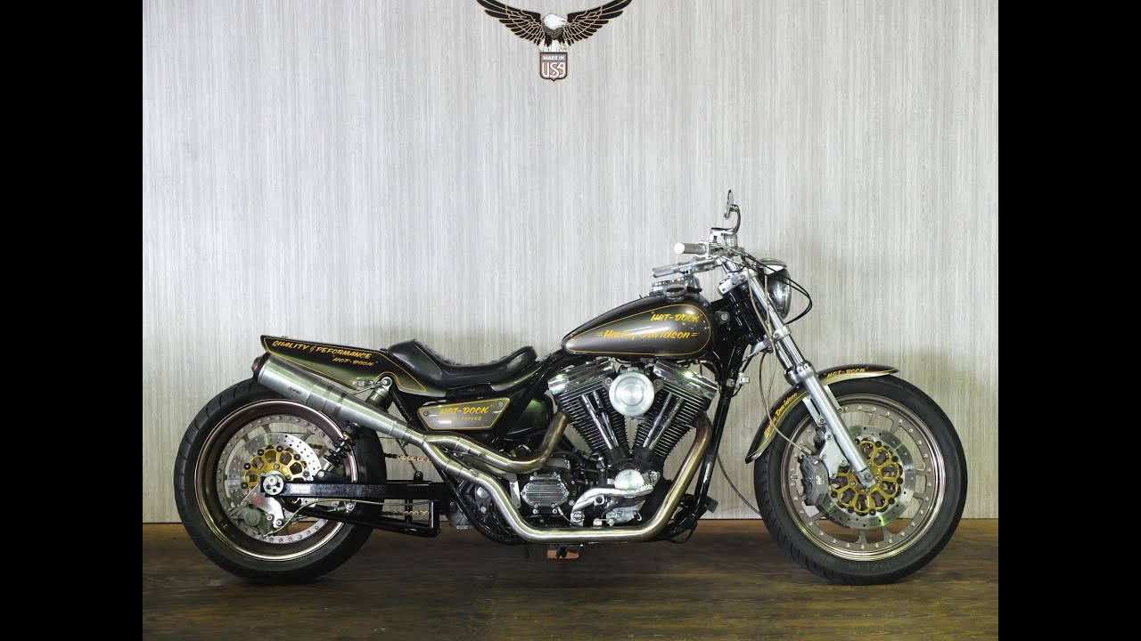 ID1860 Harley Davidson 1991 FXLR Hot Dock full custom【4K】