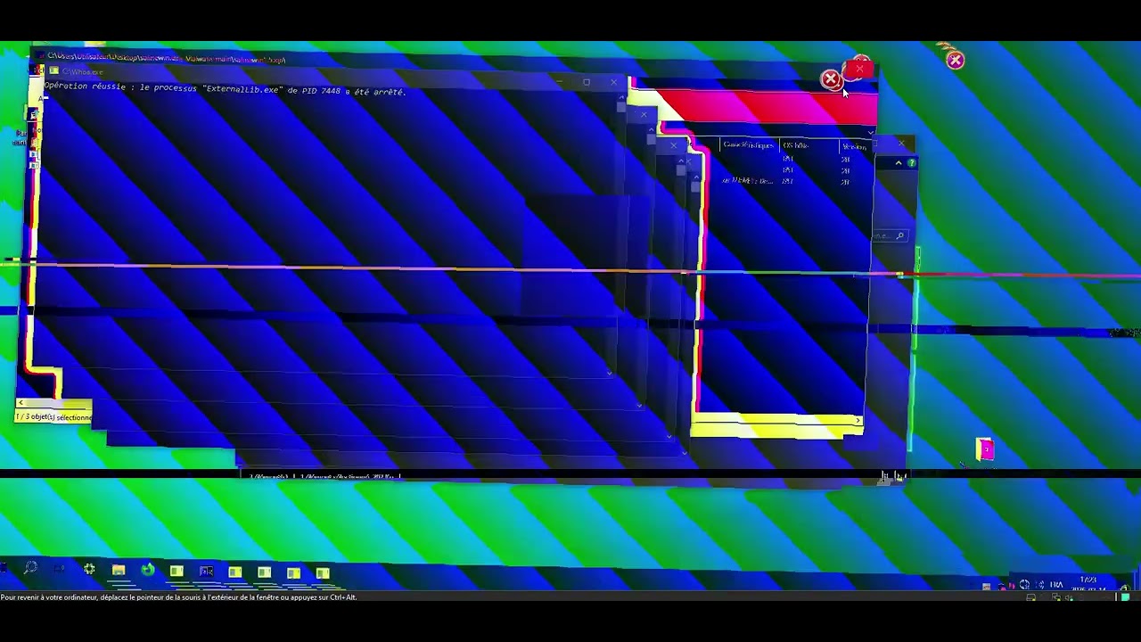 Je Test 3 virus dans pc virtuelle