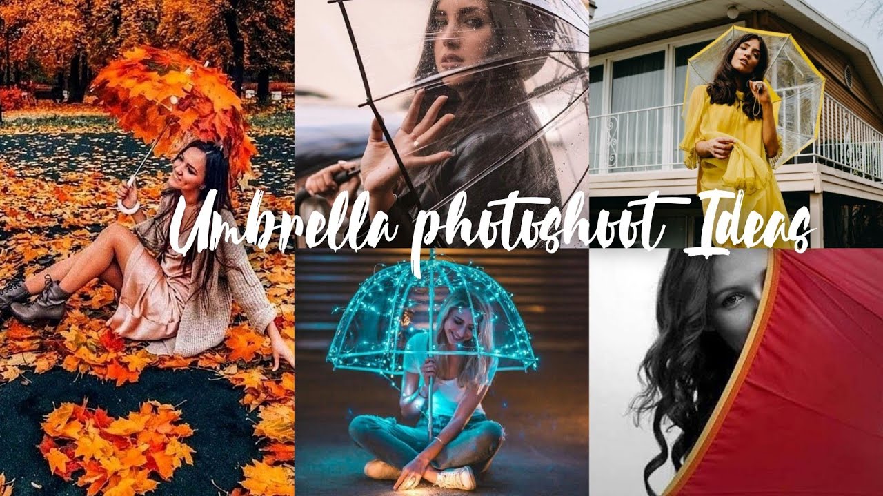 Umbrella photoshoot ideas for girls | Photoshoot ideas with umbrella