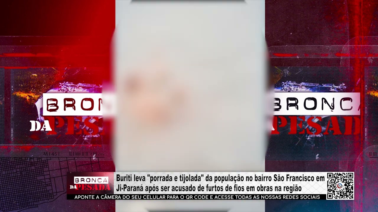“Buriti” leva porrada e tijolada da população após acusação de furtos em Ji-Paraná