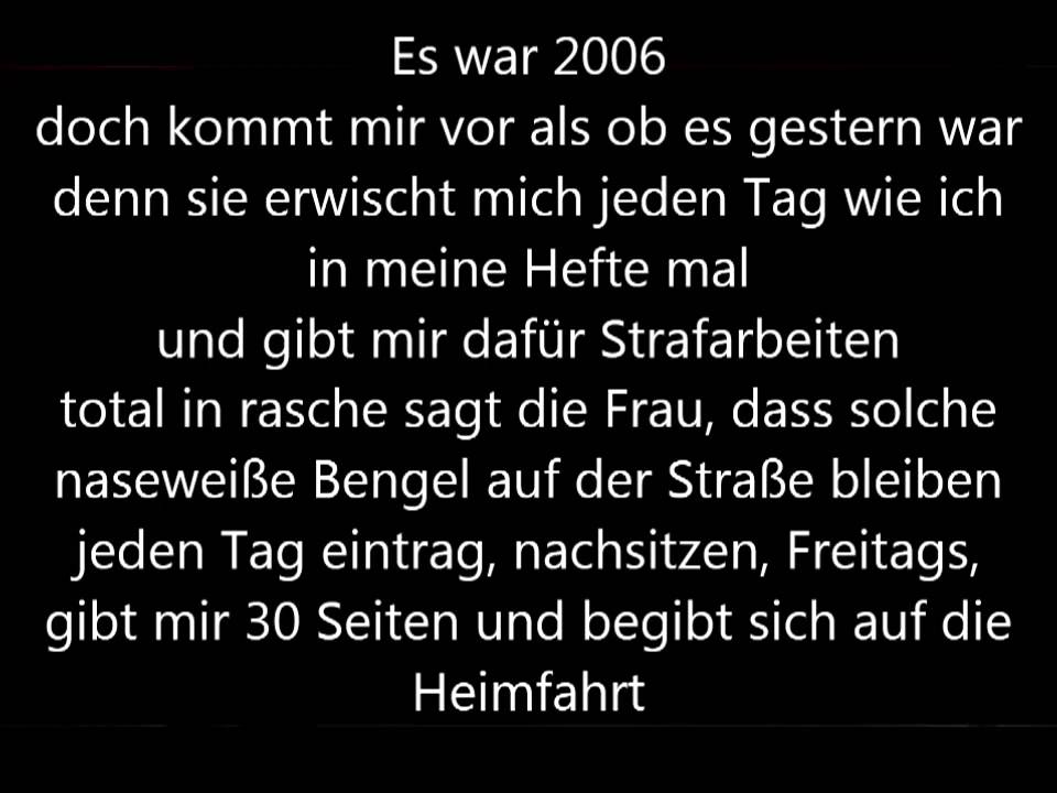 Cro Nie mehr Lyrics