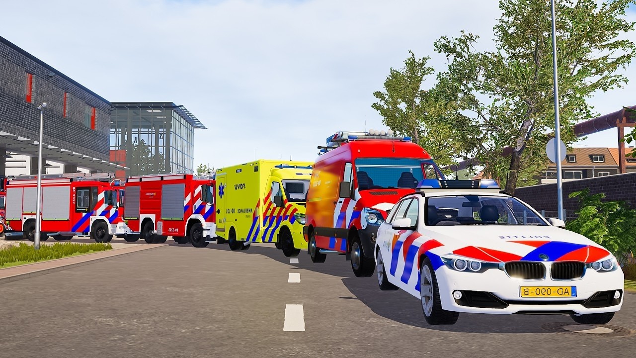 Emergency Call 112 - Dutch Police & All Firefighter on Duty! 4K - LIVE
