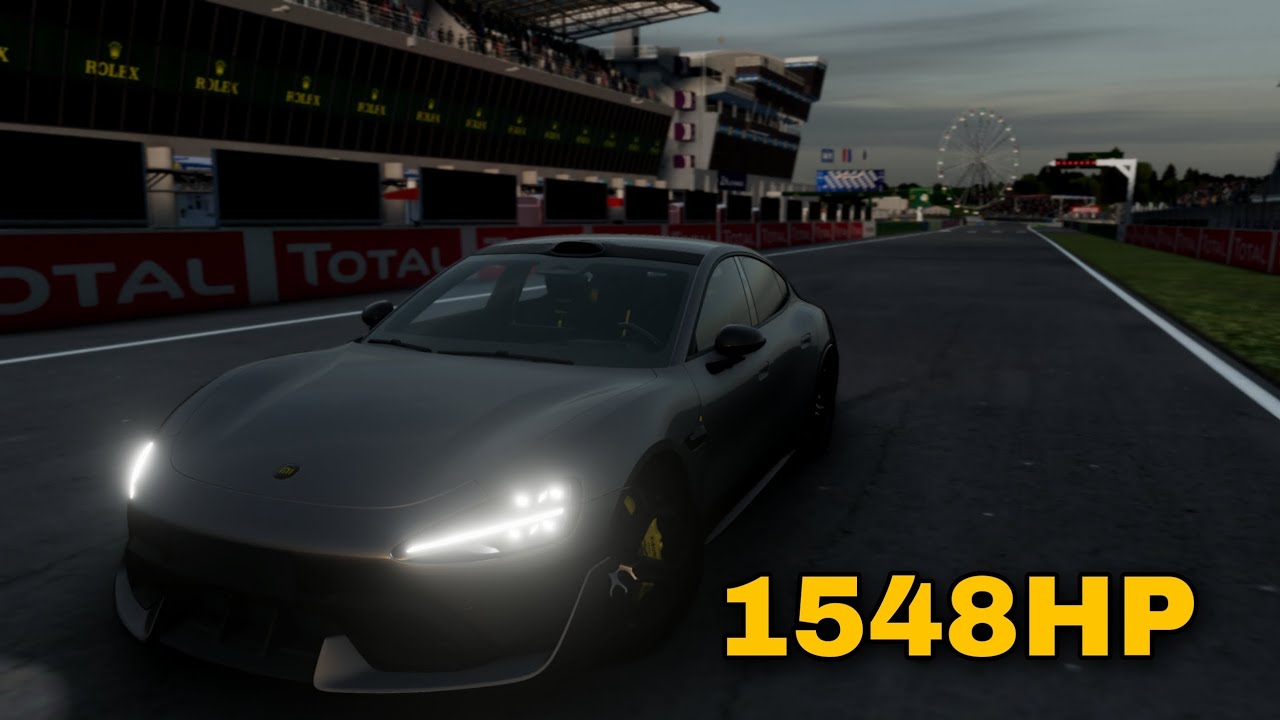 BeamNG Drive XIAOMI SU7 ULTRA lap on Circuit de la sarthe