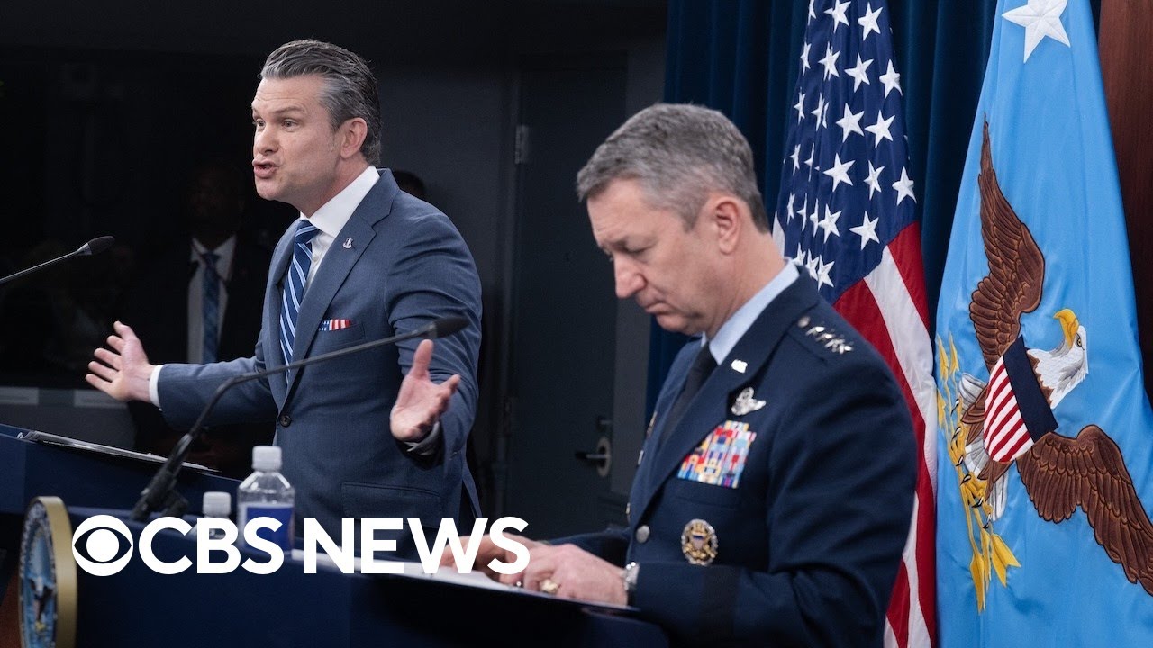Hegseth gives update on Iran war as tensions rise over blockade near Strait of Hormuz | full video