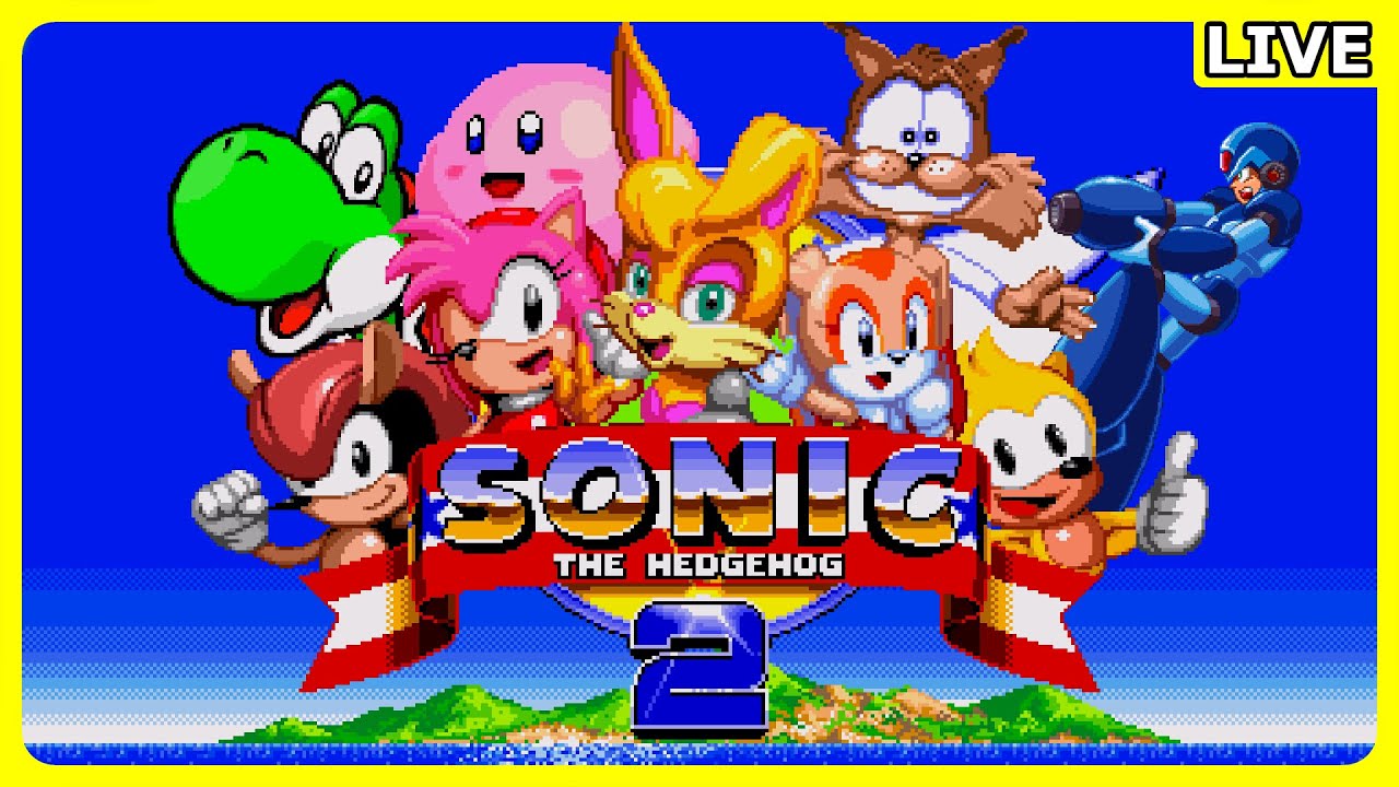 Sonic 2 Character ROM Hacks INCLUDING YOSHI - 7pm GMT 22nd Dec '24