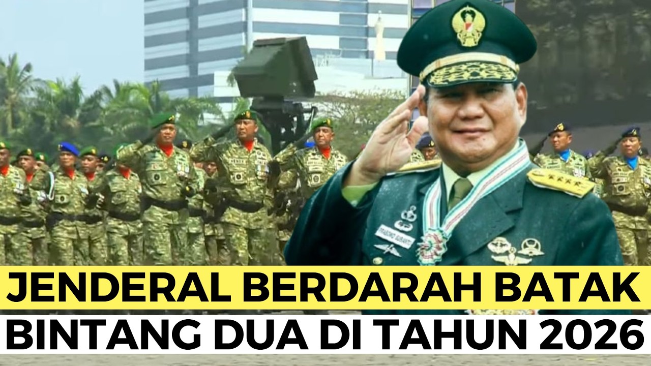 9 JEDNERAL BINTANG DUA BATAK YANG BERSINAR DI TAHUN 2026 DENGAN JABATAN STRATEGIS