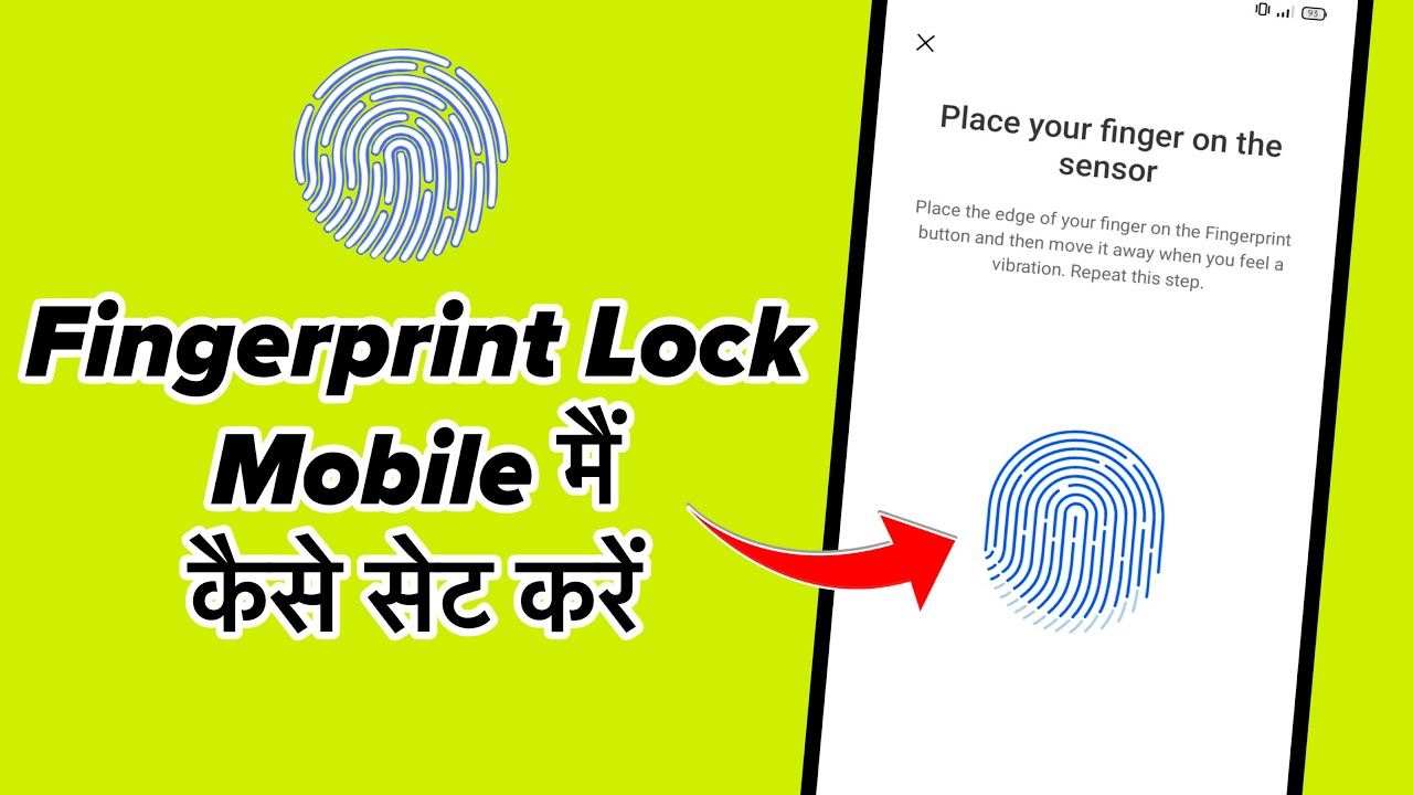 How To Set Fingerprint Lock In Mobile || Mobile Me Fingerprint Lock Add Kaise Kare ||