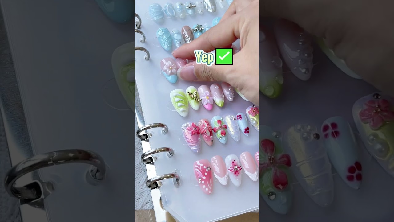 Pink & purple press-on nails lookbook🎨naillover.co #nailart #pressons #nailsinspiration #fakenails