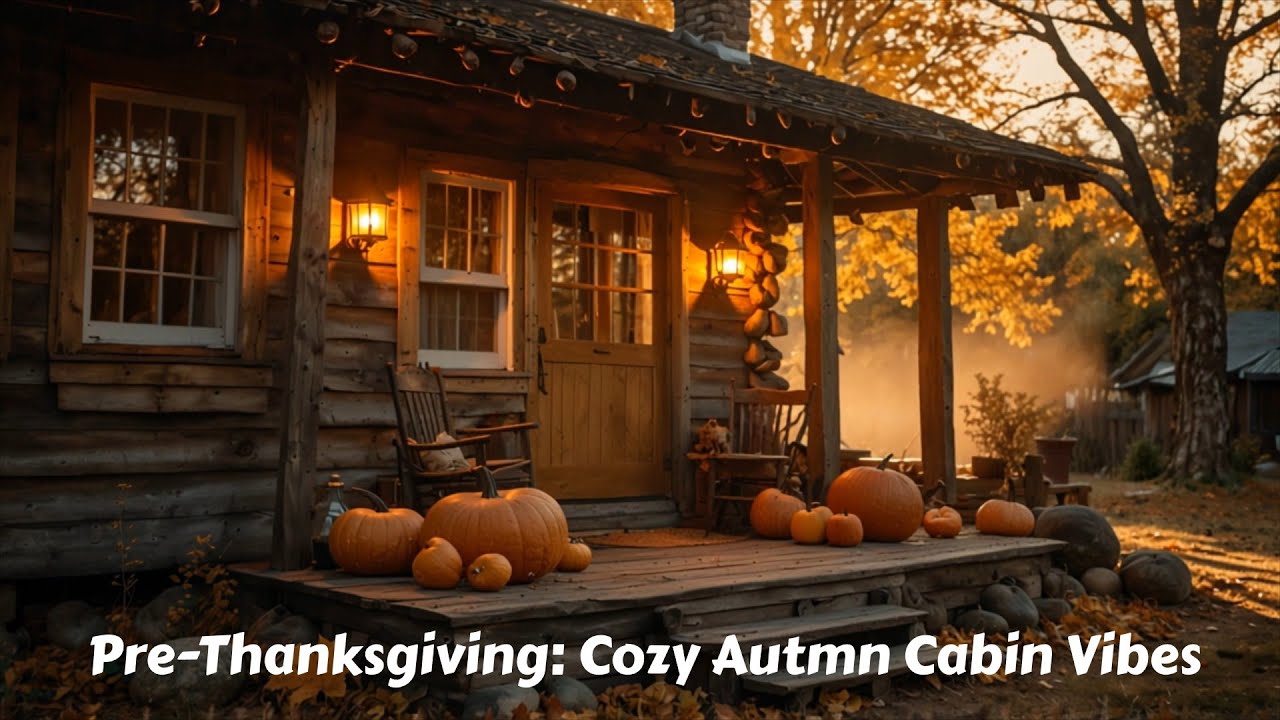 Cozy Autumn Cabin Ambience | 2 Hours of Fall Relaxation with Gentle Wind Sounds