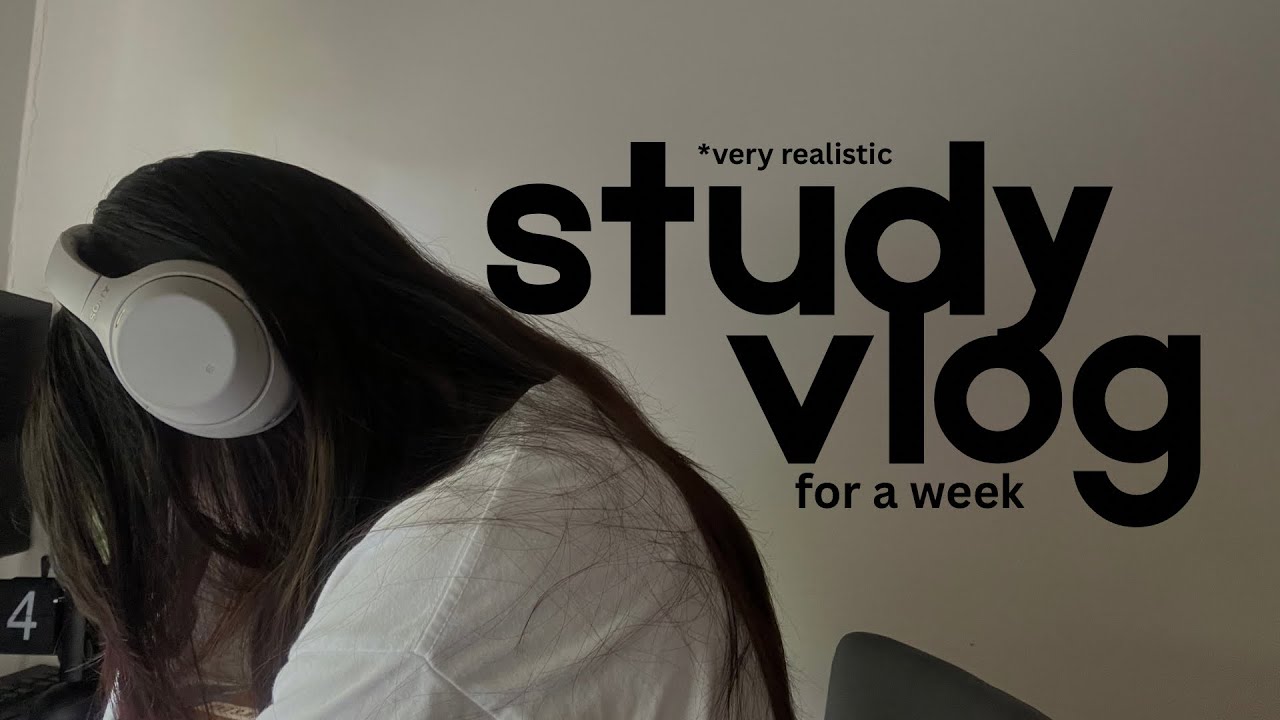 *super realistic* study vlog (as a year 12 procrastinator coming out of a holiday rut…)