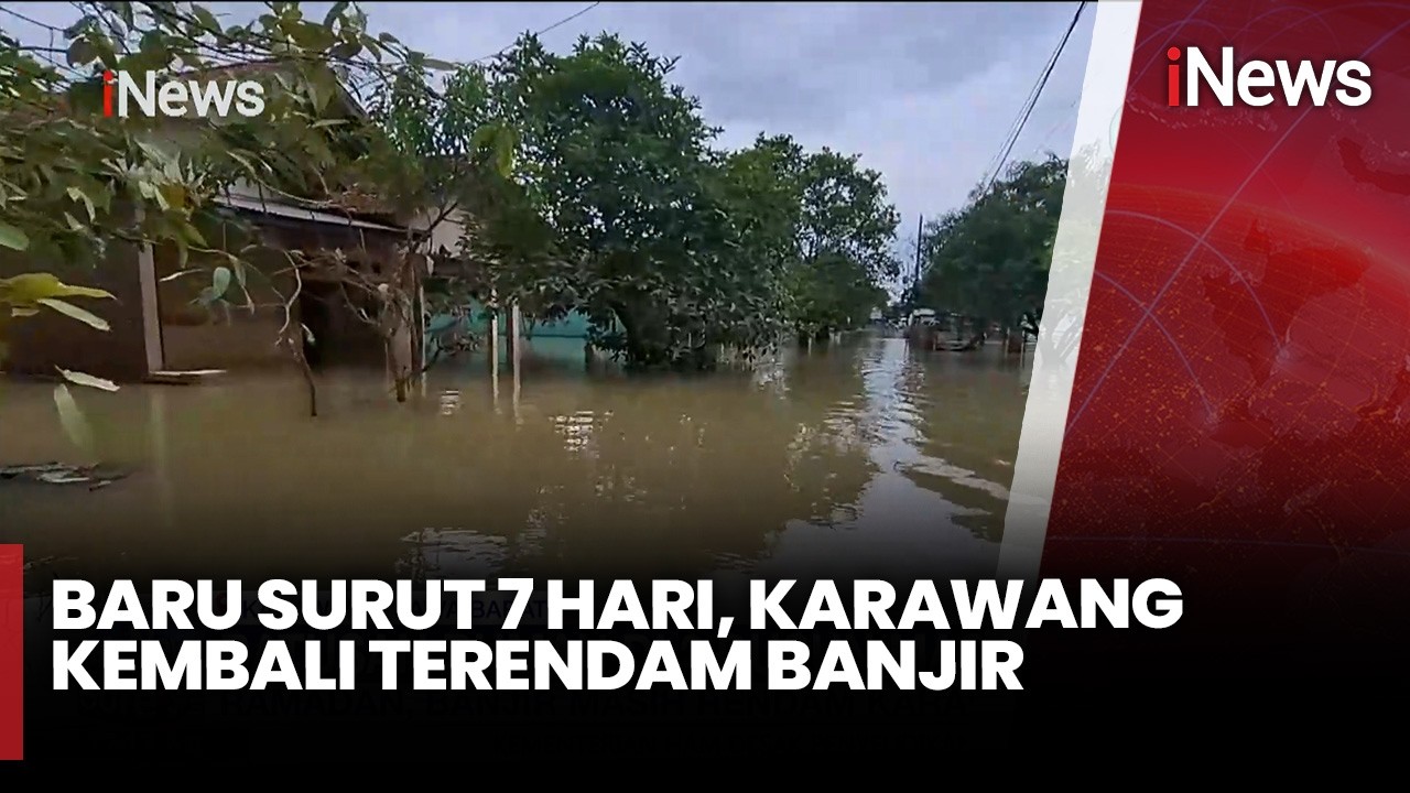 760 Rumah Terendam Banjir di Karawang, 950 Jiwa Mengungsi | iNews Sore (22/2)