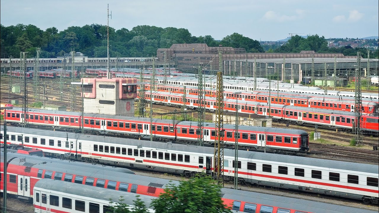 Führerstandsfahrt BR 101 Bw Stuttgart - rein, raus & viel mehr !