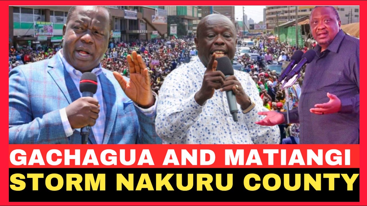 LIVE;GACHAGUA OCCUPY NAKURU FOR ONE TERM DECLARATION