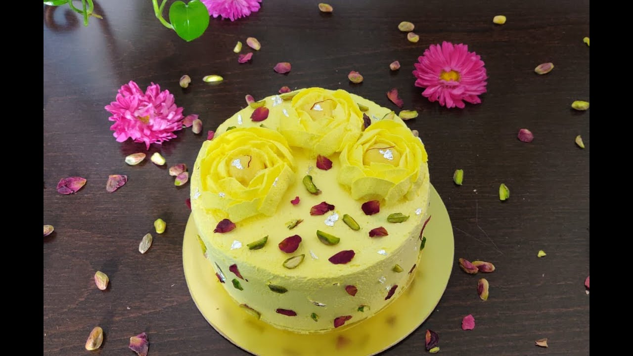 1/2 Kg Eggless Rasamalai Cake | Rasamalai Cake Recipe | Cake without Oven Recipe | Rasamalai Cake