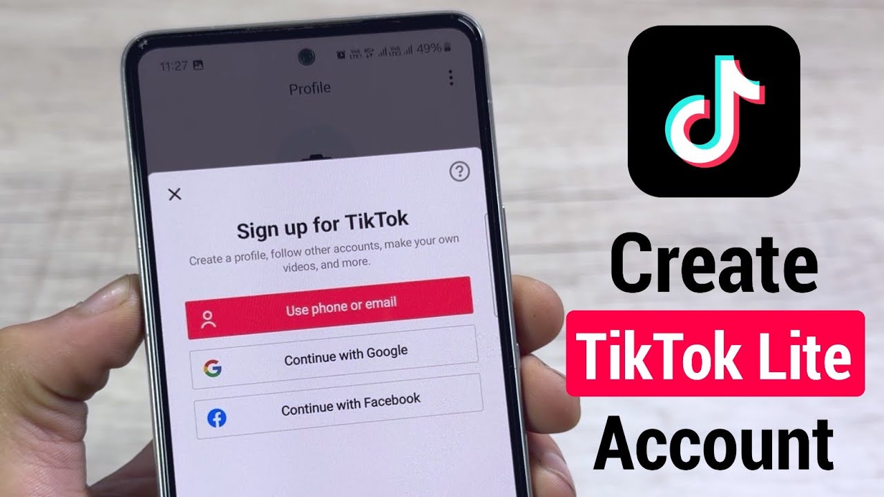 How To Create TikTok Lite Account | TikTok lite par account kaise banaye