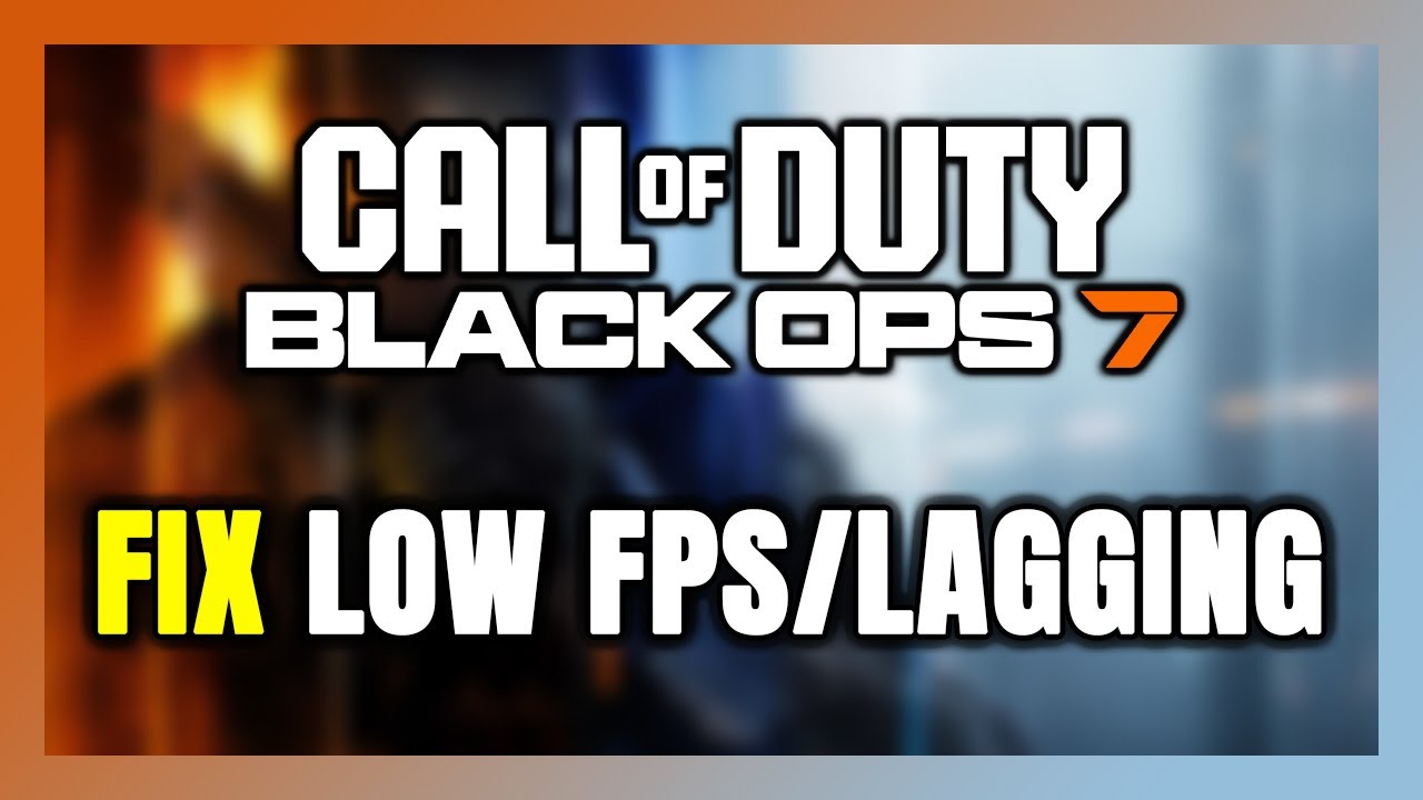 Как ИСПРАВИТЬ низкий FPS и лаги в Call of Duty: Black Ops 7!