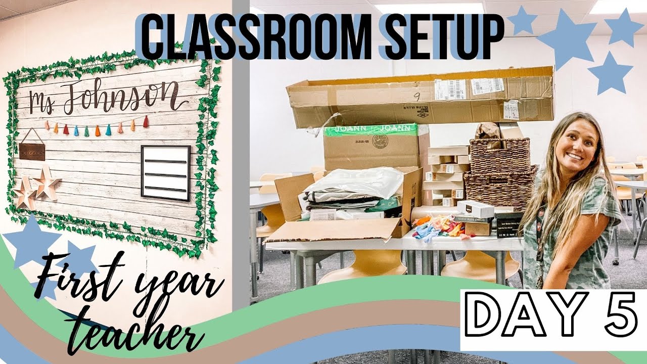 CLASSROOM SETUP DAY 5 |First Year High School Teacher|