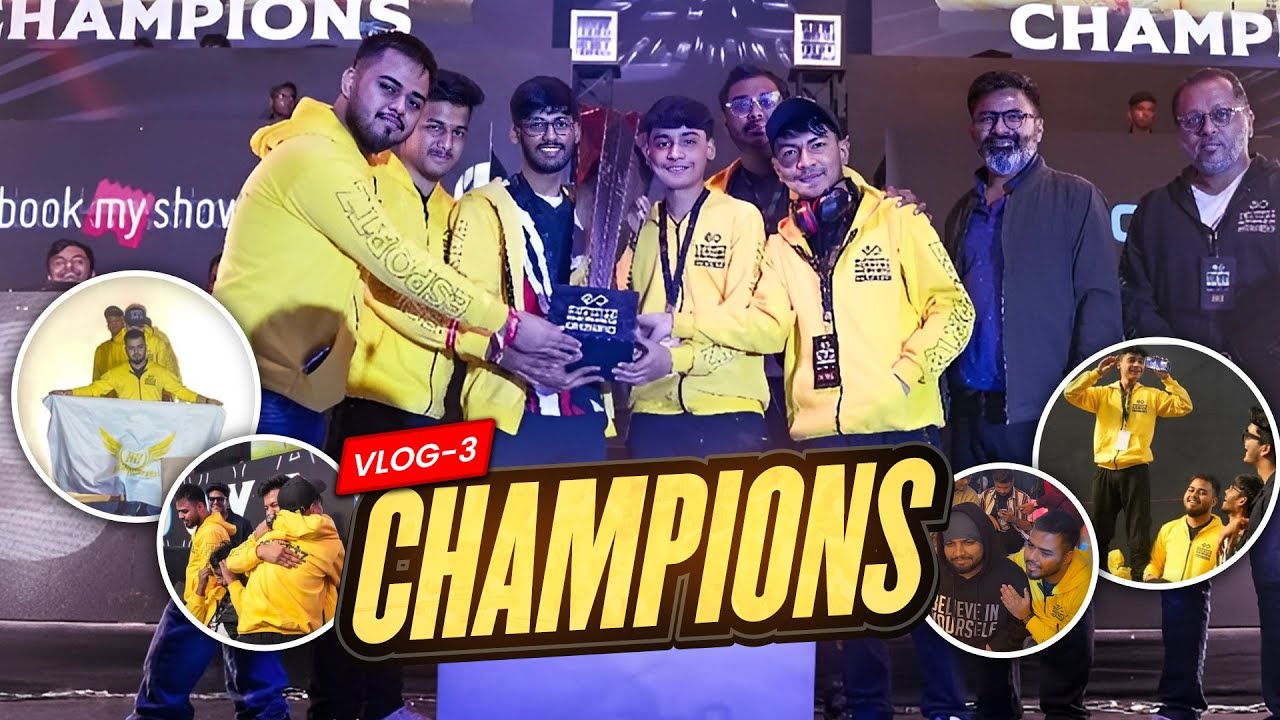 THE CHAMPIONS! | Free Fire LAN Vlog Day-3 | @JONTY GAMING @TSG LEGEND @vasiyoCRJ 7