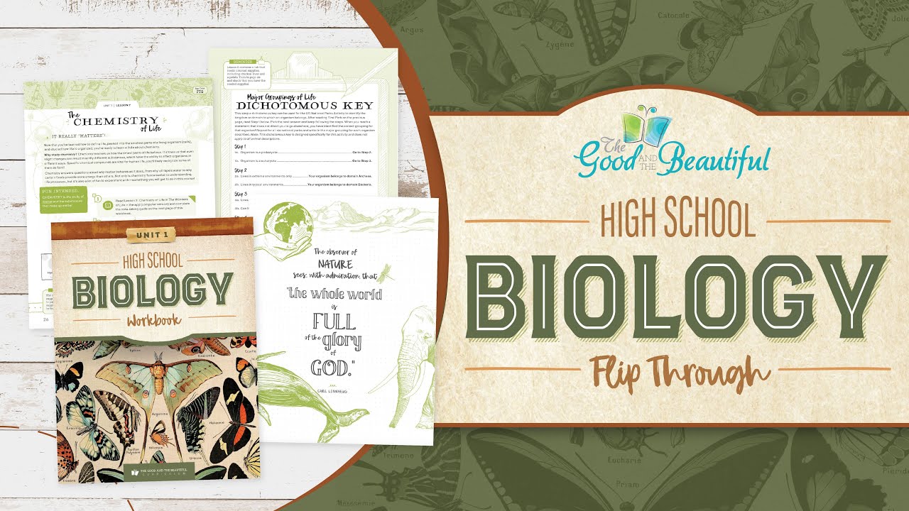 High School Biology Flip Through | The Good and the Beautiful