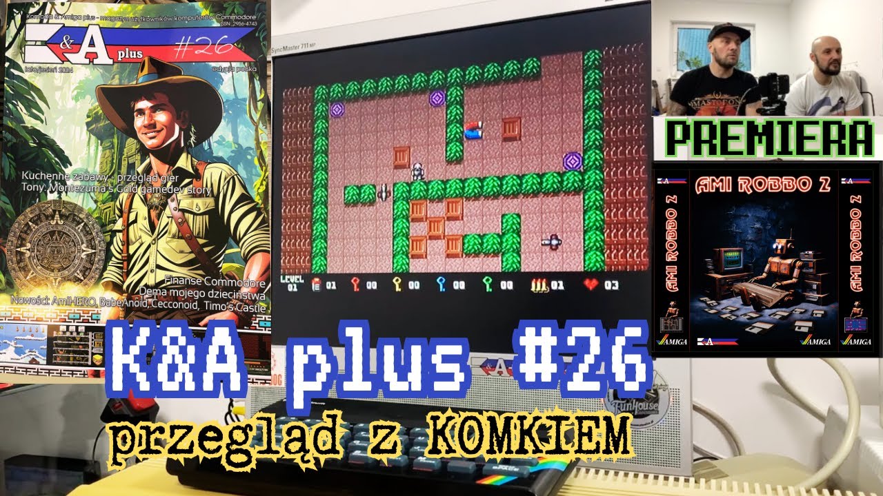 Komoda & Amiga plus #26 - przegląd z Komkiem i premiera AMI ROBBO 2