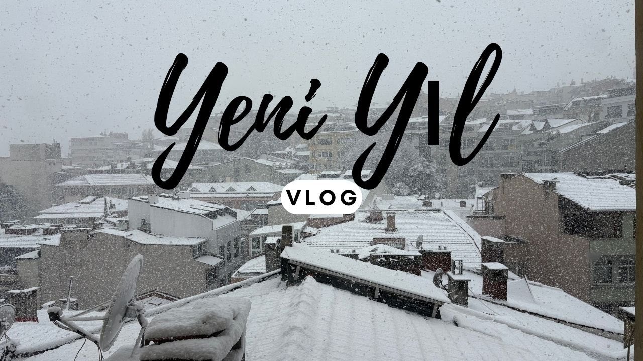 Kışın Karlı Bir Yeni Yıl Günü / Elmalı Kurabiye, Mağaza gezisi #winter #winteratmosphere