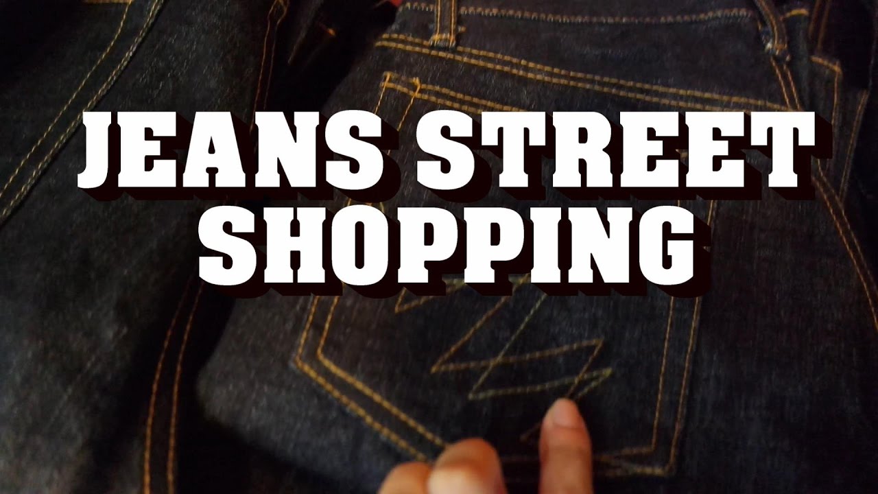 Jeans Street, Kojima shopping for Japanese jeans