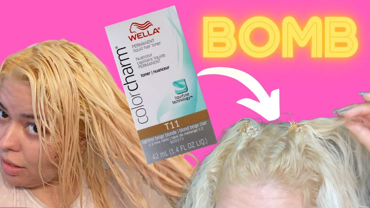 Toning my hair using Wella T11