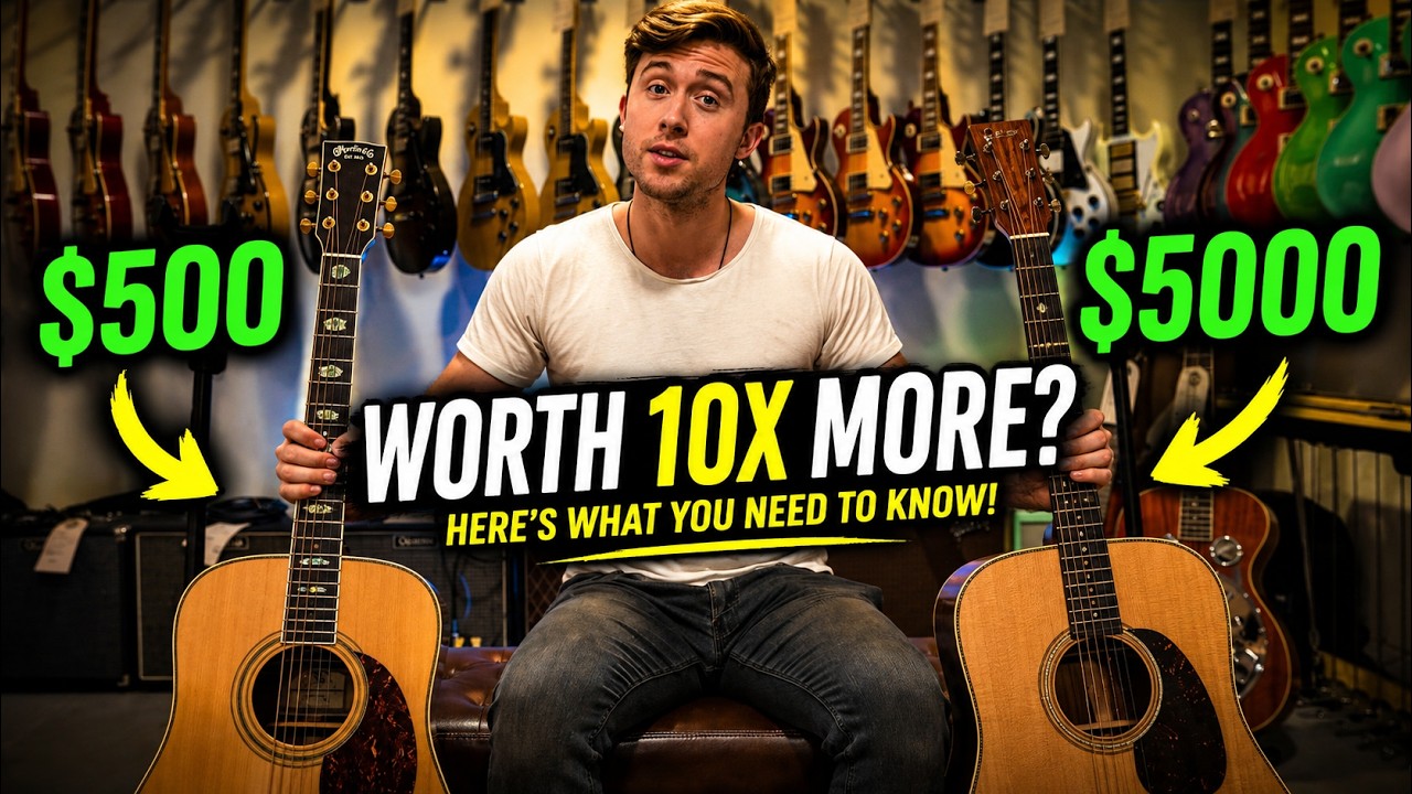 $500 VS $5000 Guitar - What's the Difference?
