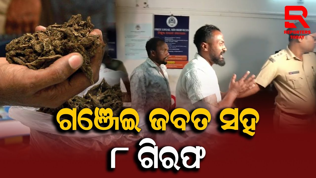 8 Arrested with 340 kg ganja Seized in Koraput I ୩୪୦ କେଜି ୪ ଶହ ଗ୍ରାମ ଗଞ୍ଜେଇ ଜବତ ସହ ୮ ଜଣଙ୍କୁ ଗିରଫ