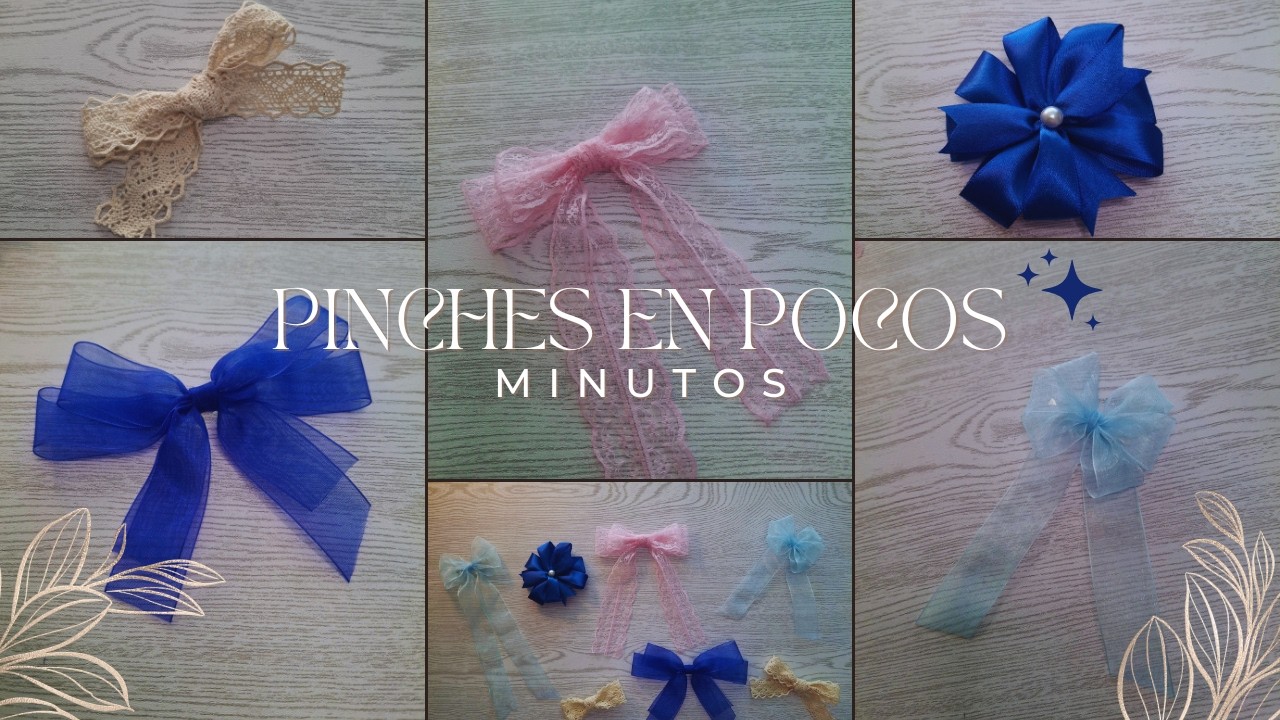 7 PINCHES con CINTAS 🎀 | Manualidades RÁPIDAS y FÁCILES para VENDER o REGALAR