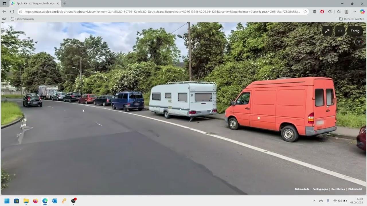Prüfungsstrecke Köln-Weidenpesch (Nordfriedhof) 🚗 Kompakt erklärt | Schwierigkeit: leicht–mittel