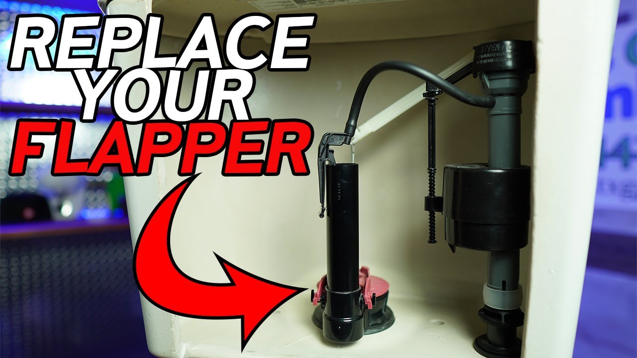 How to Replace a Toilet Flapper Valve - EASY DIY Plumbing