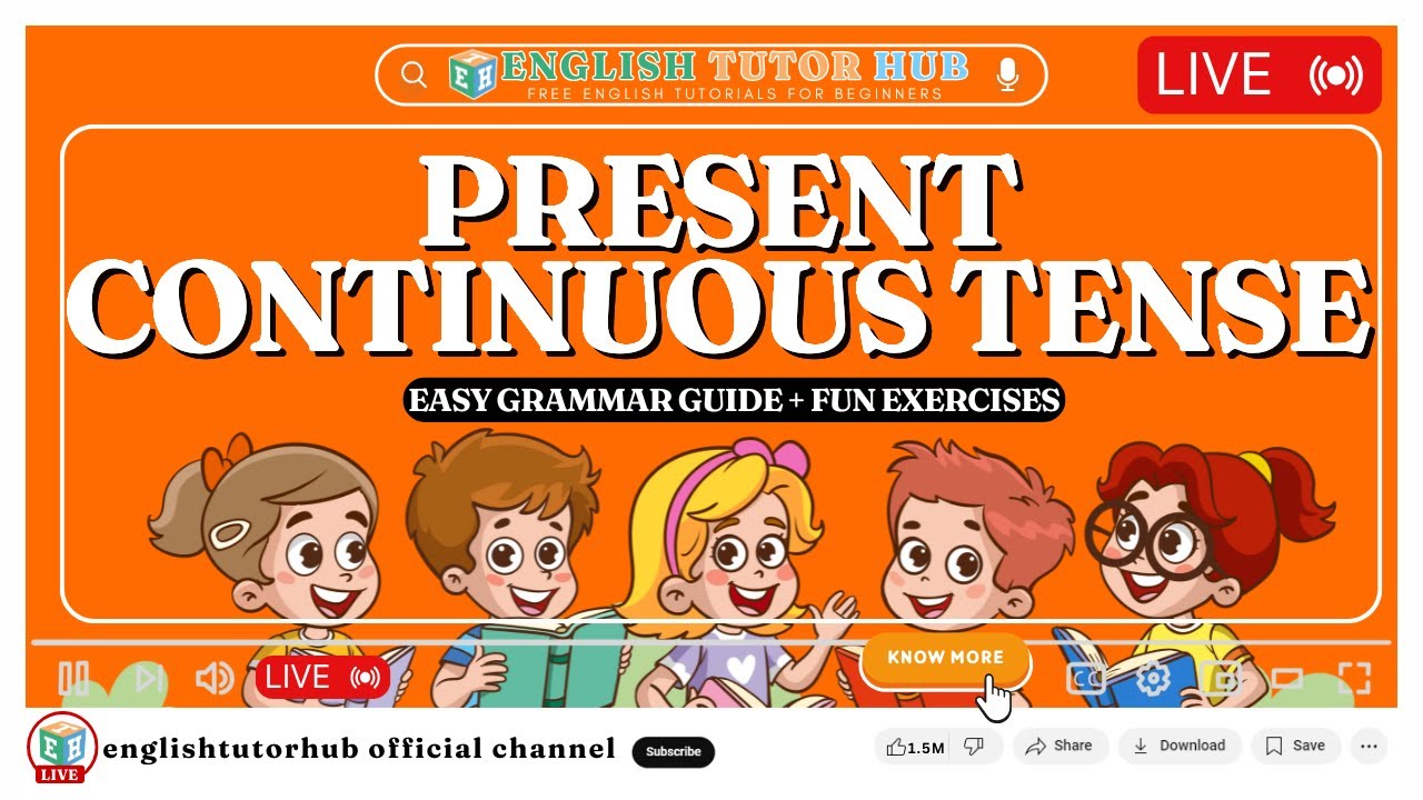 Master the Present Continuous Tense | Easy Grammar Guide + Fun Exercises