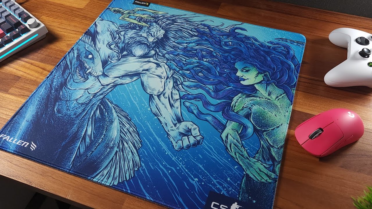 O Mousepad do FALLEN no MAJOR  - Review Fallen CSGO Medusa