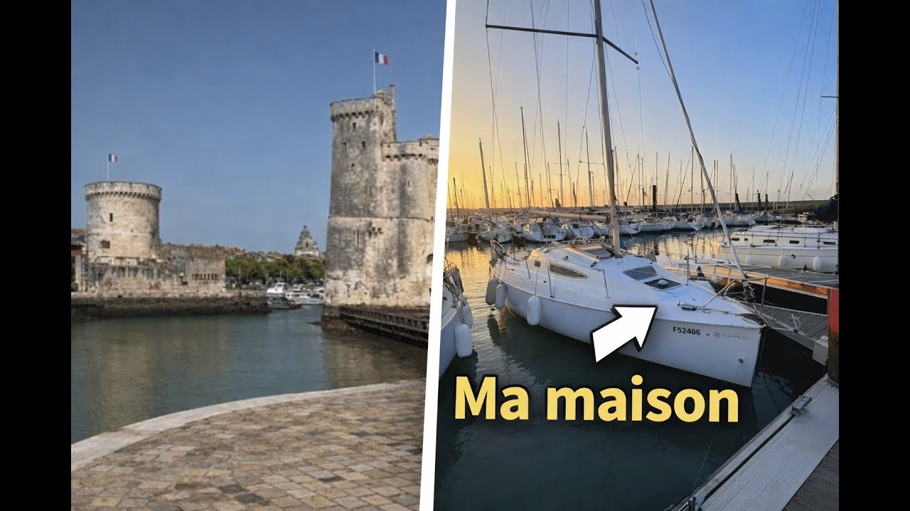 Travailler à terre, vivre en mer : mon quotidien sur un voilier à La Rochelle .