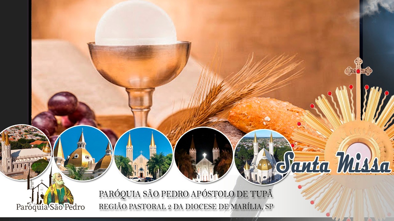 Missa: 6º Semana  do Tempo Comum em 15/02/2026 às 17h00 na Matriz de São Pedro Apóstolo de Tupã